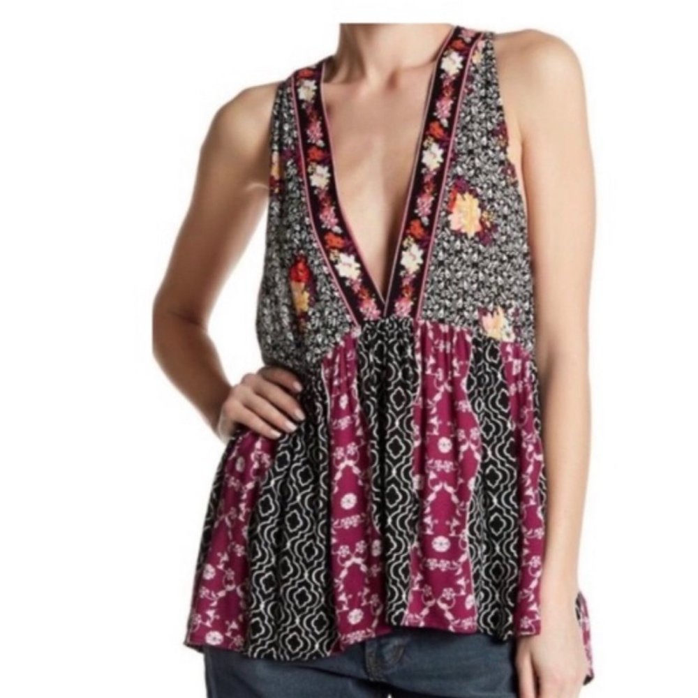 Free People Dream Darlin Tank Top- Size Small